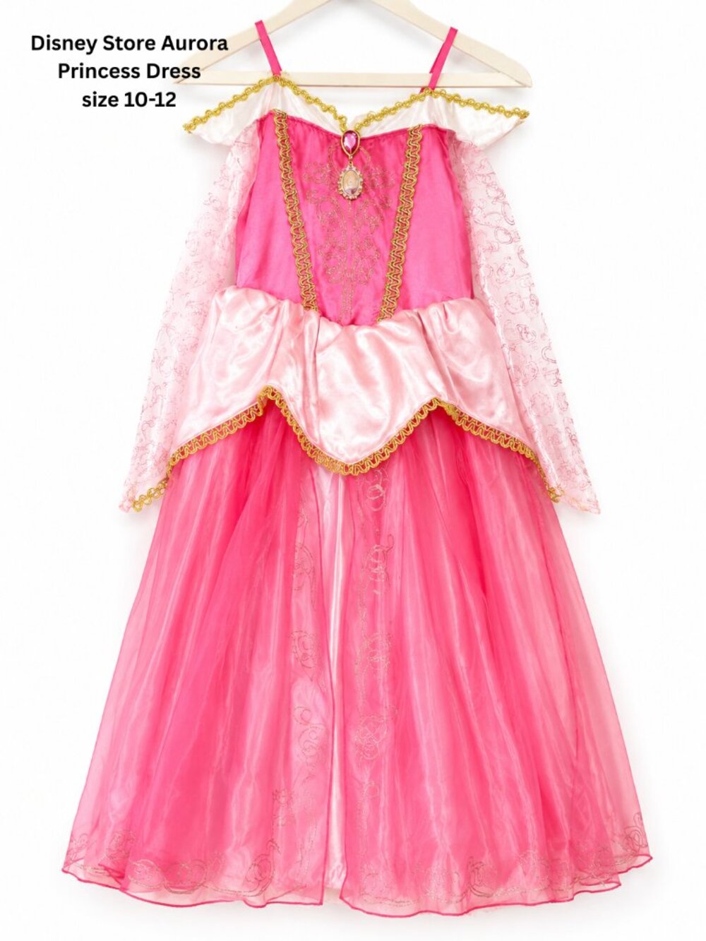Disney Store Princess Aurora Sleeping Beauty Costume Halloween Birthday  Dress